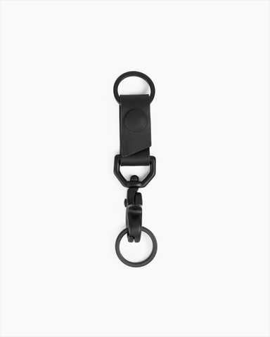 Matte Black Short Snap Keychain - Limited